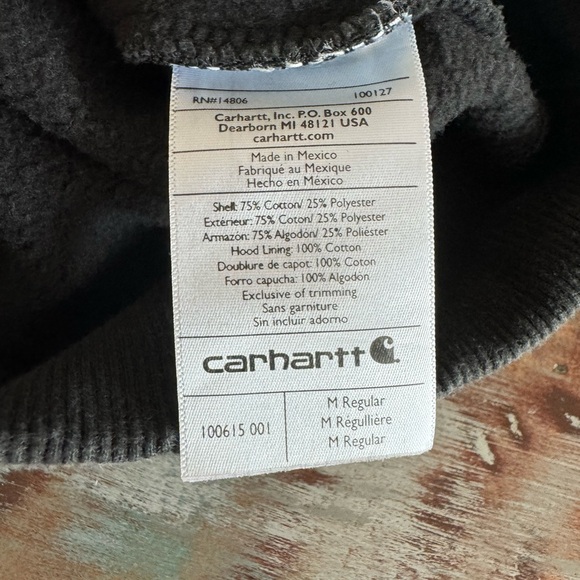 Carhartt Rain Defender Hoodie medium - Picture 3 of 8